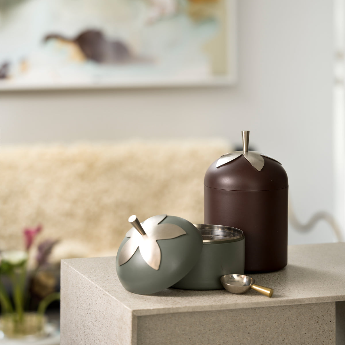 Blad Tea and Coffee Jars
