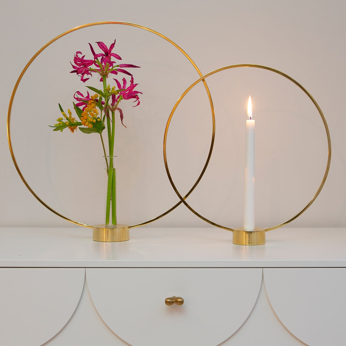 Gloria Brass Candlestick