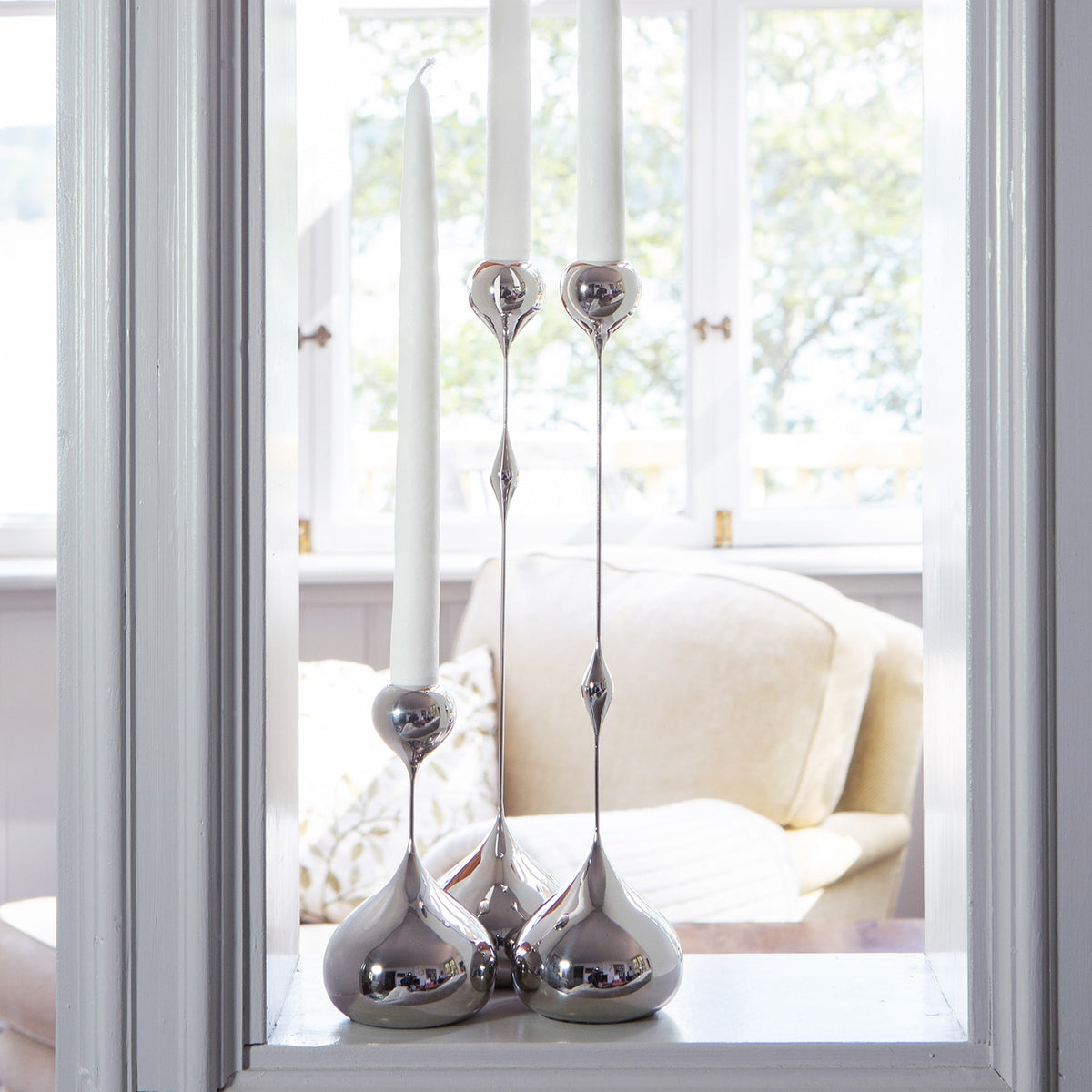 Tender Nickel Candlesticks