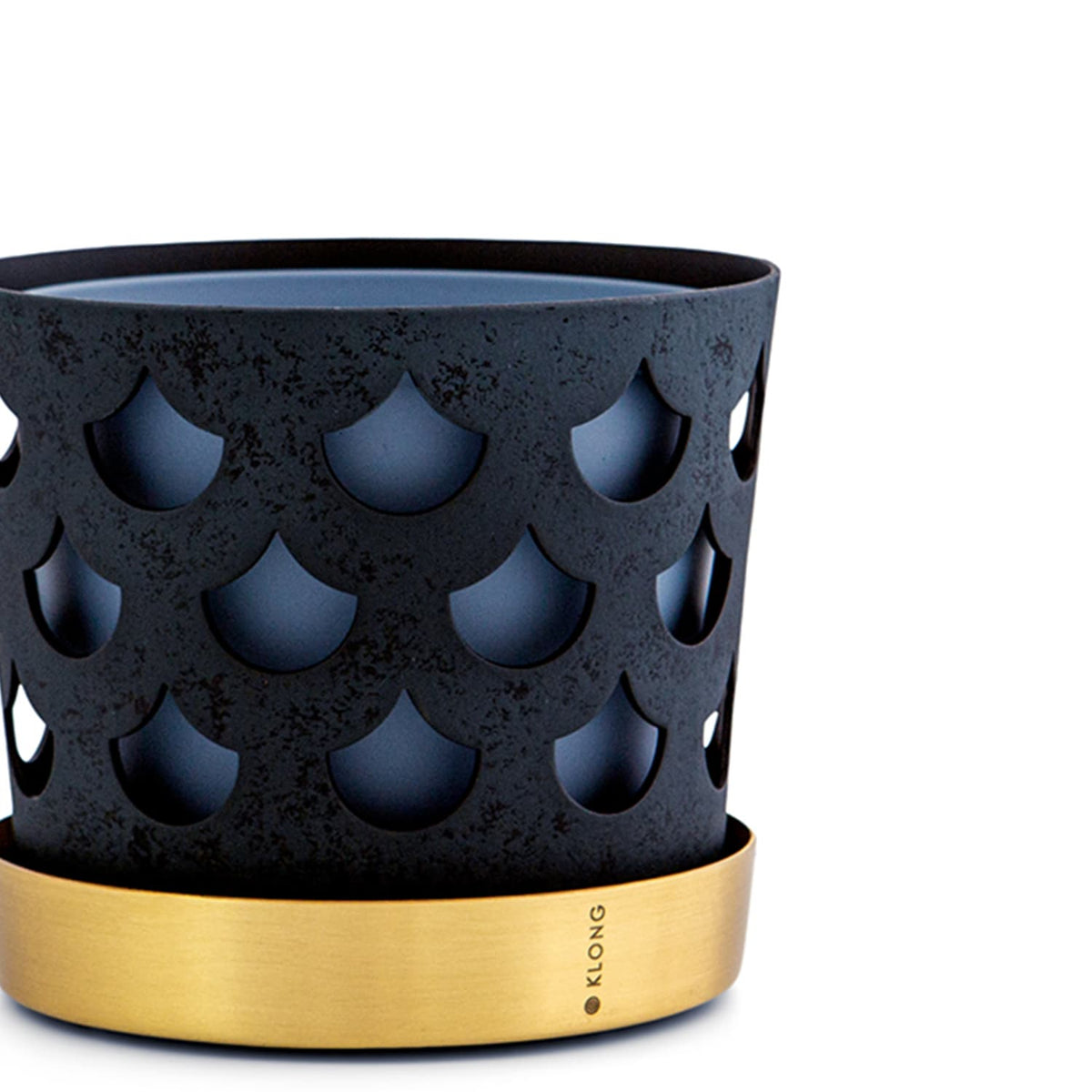Trio Drop Blue Flower Pot